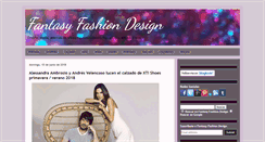 Desktop Screenshot of fantasyfashiondesign.com
